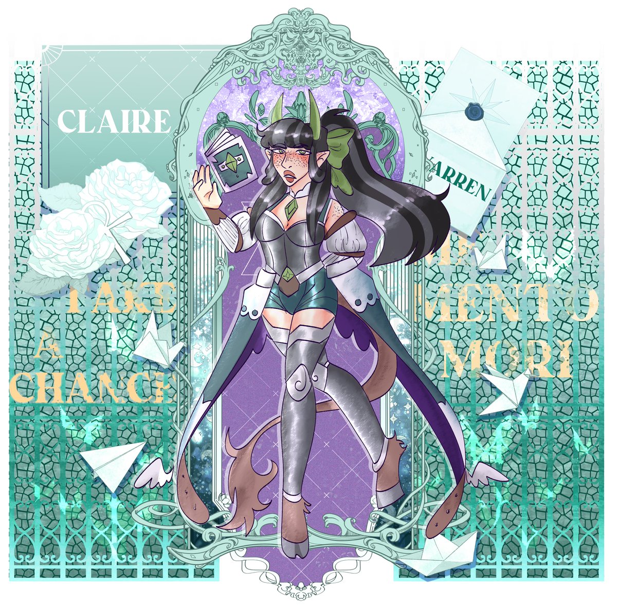 ZeriaSunshine's tweet photo. My character claire for second chance! https://t.co/jPTB31QSEm