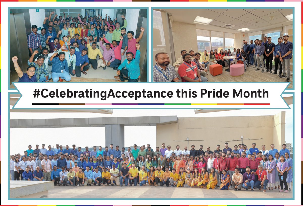CDMSmith's tweet photo. Rainbows all around! 🌈 In honor of #PrideMonth, we celebrated #RainbowDay dressed in our best, brightest and boldest colors while #CelebratingAcceptance and inclusion! Thank you for showing your support to the LGBTQ+ community ❤️🏳️‍🌈✨ #CDMSmithPride https://t.co/F94zA7sKTO