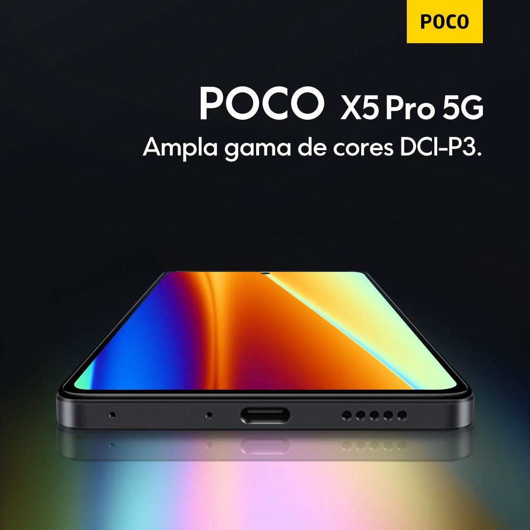 Mais cores 🌈 com alta fidelidade em todos os seus vídeos, séries, fotos e jogos. Conheça a ampla gama de cores DCI-P3 do #POCOX5Pro.
#UmaMáquinaDeVencer
Peça agora: bit.ly/pocox5brasil