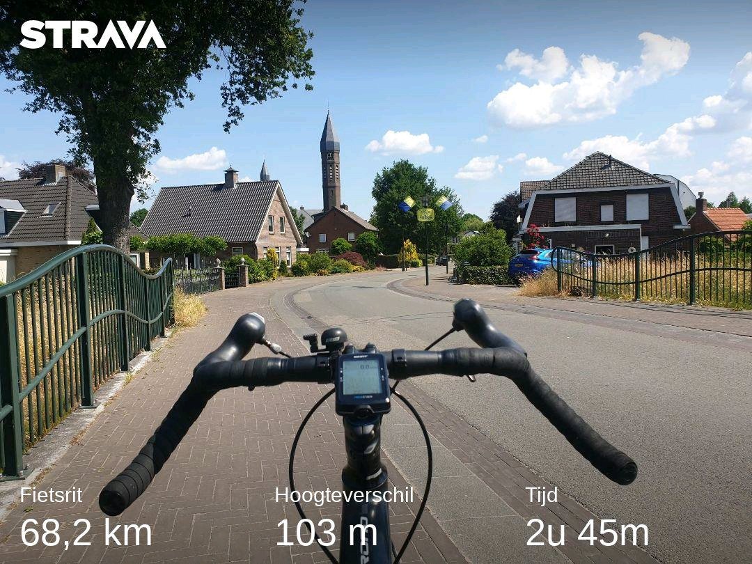 In #Rietmolen staat een echte #uientoren.  Bekijk mijn activiteit op Strava: strava.app.link/K5CwUkH7EAb
