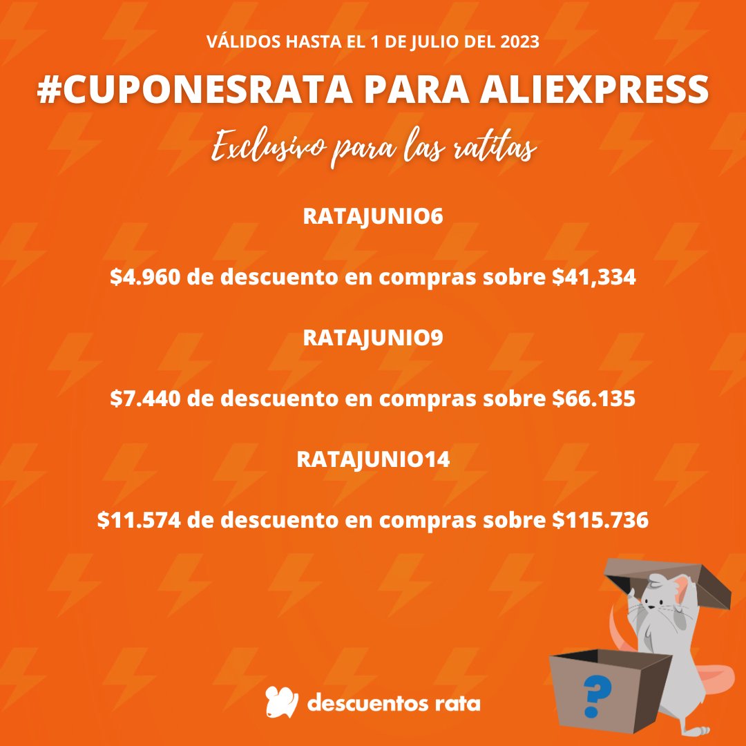 Descuentos Rata 🐭 tweet media