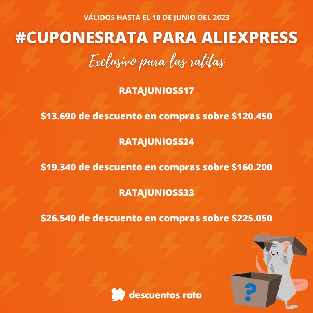 Descuentos Rata 🐭 tweet media