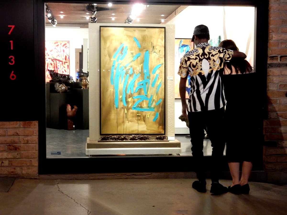 “I found I could say things with color and shapes that I couldn’t say any other way—things I had no words for.” — Georgia O’Keeffe

See you all for the ArtWalk tonight! 

#oldtownscottsdale #jimklein #jkleinartfactory #jkleingallery #abstractartist #arizona #abstractpainting