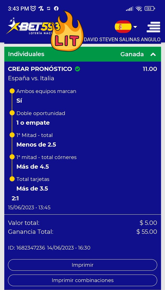 Hoy España 🇪🇦 cumplió con lo suyo eliminado en la semifinal a Italia 🇮🇹 y como no apostar   <a href="/bet593/">Bet593oficial</a> 
#UEFANationsLeague  #bet593 #apuestasdeportivas #españa #italia #ecuador

Sígueme en mi canal de telegram Dm al privado