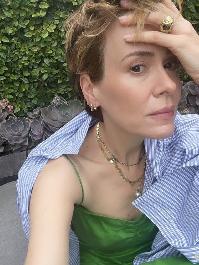 sarahpaulsbean's tweet photo. SARAH PAULSON ARE YOU INSANE https://t.co/5luiNiFFAt