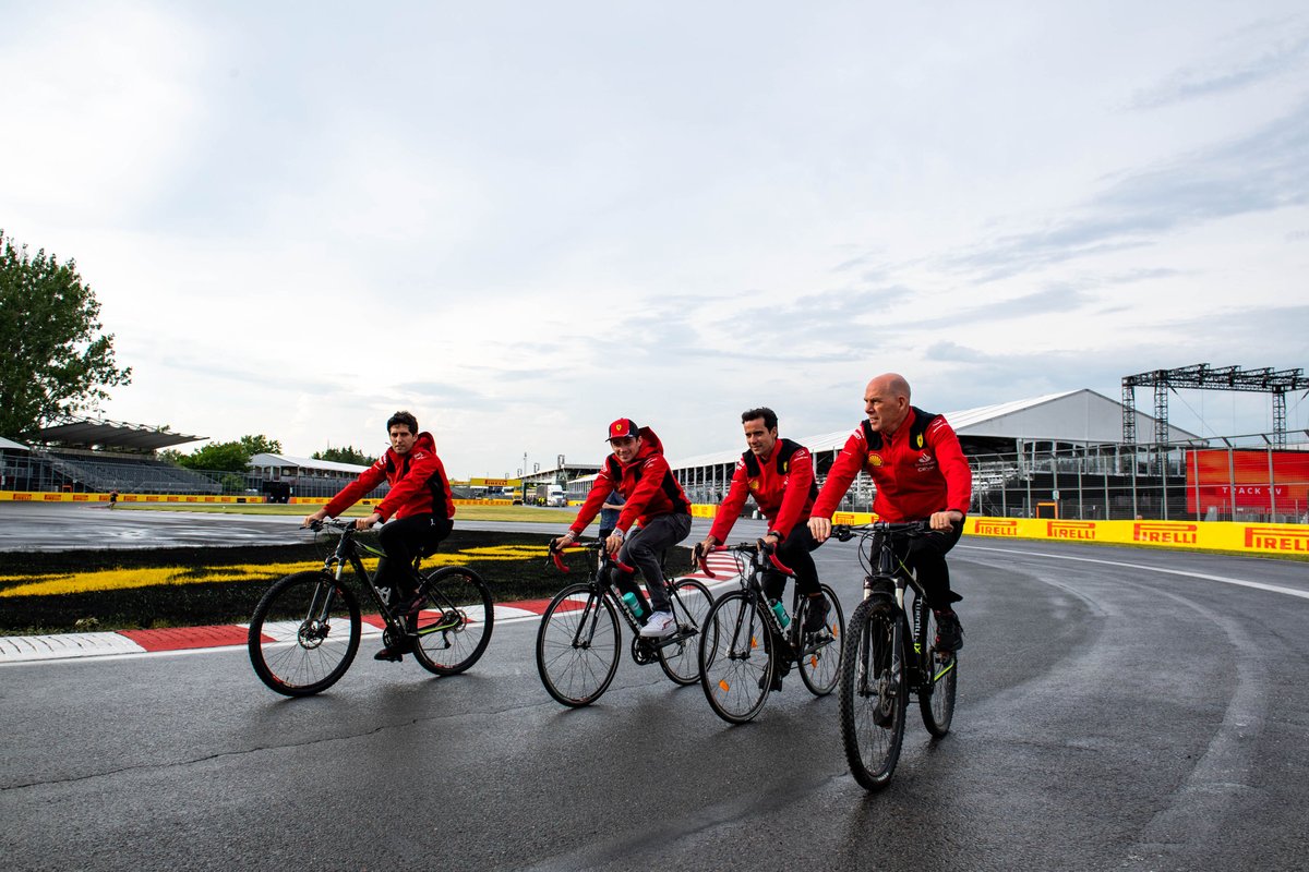 ScuderiaFerrari's tweet photo. Thursday dump 🤩

#CanadianGP 🇨🇦