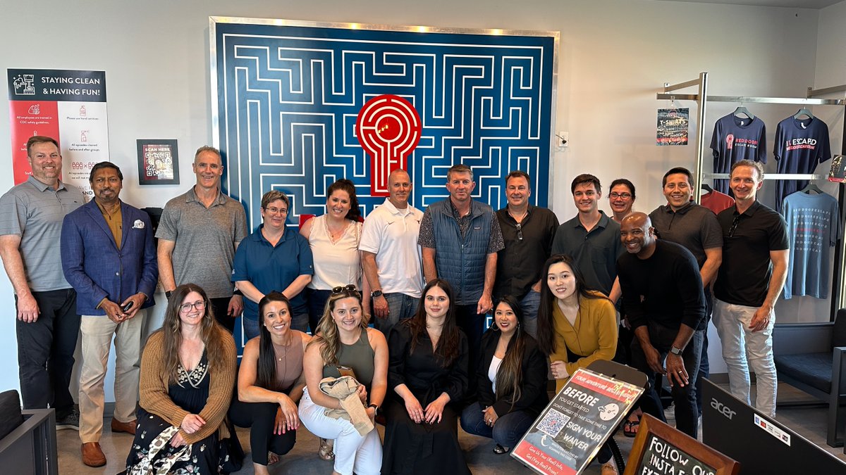 #TeamMeridian got together for some serious #teambuilding last week and could not have had more fun!  Huge thank you to Dave and Busters and @reddoorescape for facilitating such wonderful events. #teamworkmakesthedreamwork