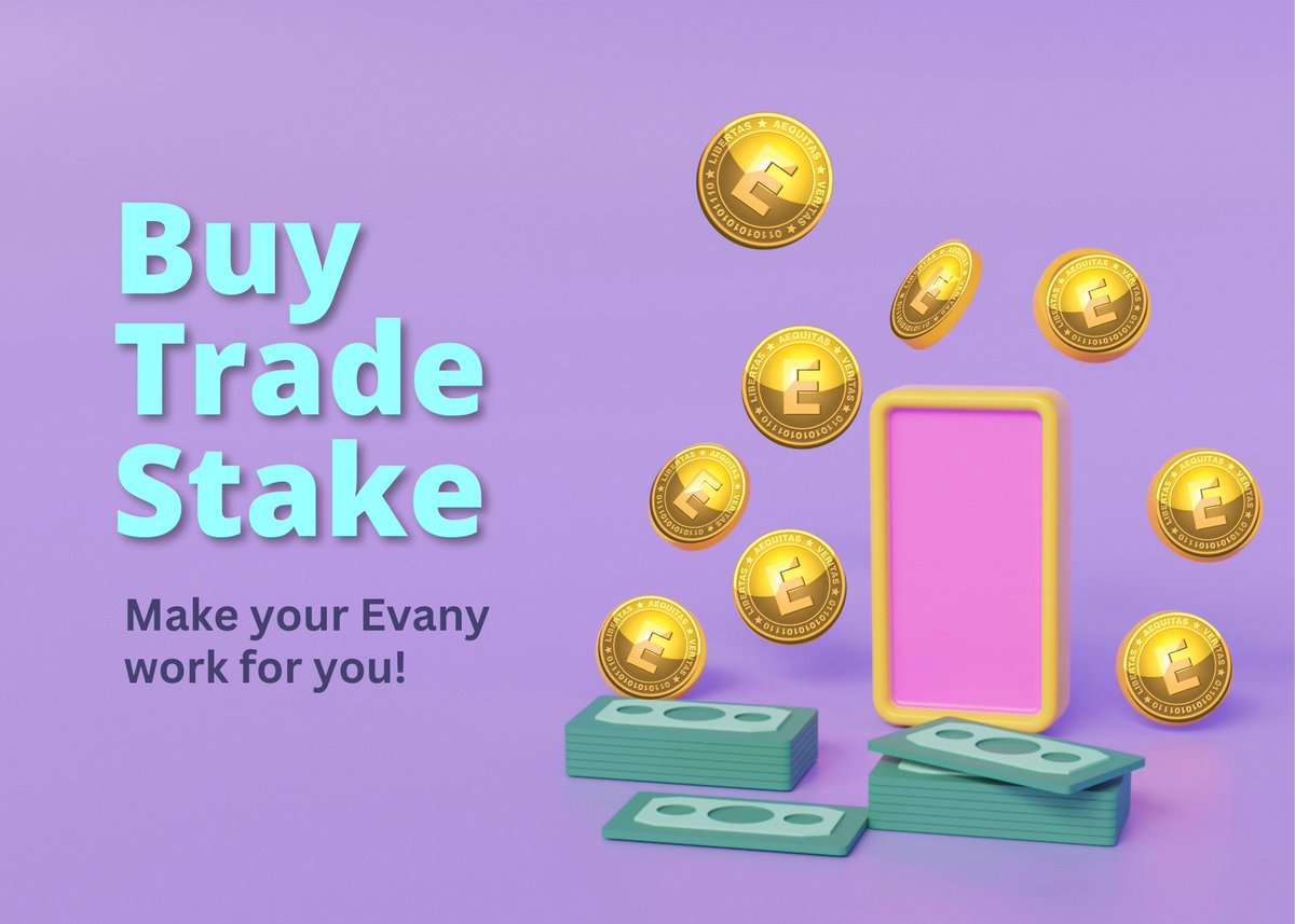 With $EVY, you can get into the game, trade strategically, and stake your assets to maximize your returns.

#EVY #Evany #BeyondTheMoon #ERC20 #WBTC #ETH #inevanywetrust #CryptoCommunity