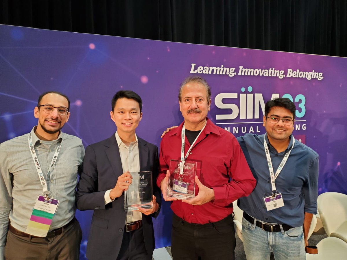 Inteligent Imaging Research Consortium (@iir_consortium) on Twitter photo Did you know that some rocks can break waves? Our rock stars <a href="/EliotSiegel/">Eliot Siegel</a> and <a href="/PaulYiMD/">Paul Yi</a> are breaking waves at the SIIM 2023 award show! Major shoutouts to our technical director <a href="/vishwa_parekh/">Vishwa Parekh</a> & clinical director <a href="/PeterKamelMD/">Peter Kamel, MD</a>!
<a href="/SIIM_Tweets/">SIIM</a> #SIIM23 #SIIM2023 Did you know that some rocks can break waves? Our rock stars <a href="/EliotSiegel/">Eliot Siegel</a> and <a href="/PaulYiMD/">Paul Yi</a> are breaking waves at the SIIM 2023 award show! Major shoutouts to our technical director <a href="/vishwa_parekh/">Vishwa Parekh</a> & clinical director <a href="/PeterKamelMD/">Peter Kamel, MD</a>!
<a href="/SIIM_Tweets/">SIIM</a> #SIIM23 #SIIM2023