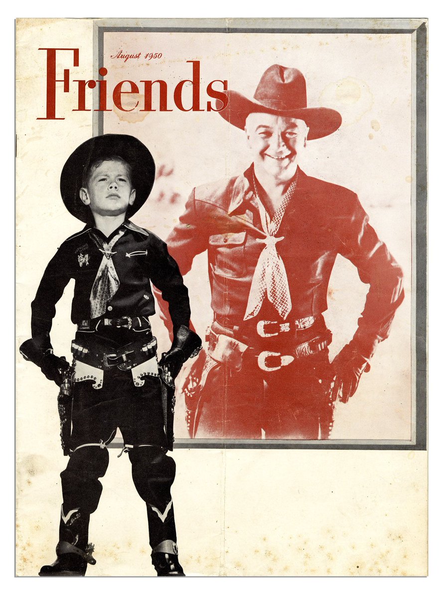 ScottMcCreaWest's tweet photo. Magazine cover from August 1950 -- when every boy wanted to be Hopalong Cassidy!

#HopalongCassidy #Hopalong #Champion #kids #boys #westerns #westernhero #CowboyStyle #WildWest #OldWest #vintagemagazine #magazine #Friends https://t.co/ekjT3E4Z2I