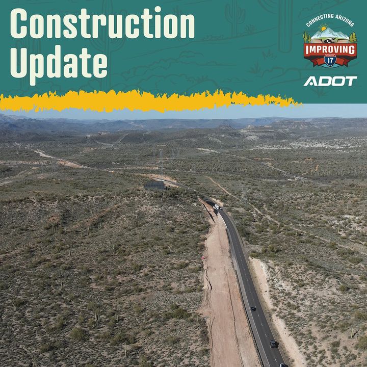 ArizonaDOT: Expect delays on I-17 between Anthem Way and Sunset Point nightly from 7 p.m. to 6 a.m. tonight, Thursday, 6/15 through Saturday morning, 6/17. Check for updates at az511.com or call 511. #ImprovingI17