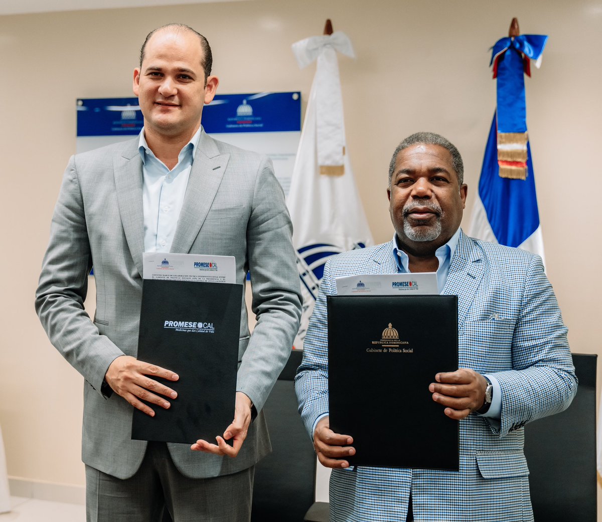 adolfoperezdl's tweet image. ¡Hoy es un día muy especial para mí! 
Desde @promesecalrd hemos firmado un convenio muy importante con el @gabsocialrd para mejorar la calidad de vida de jóvenes en situación vulnerable. 
 #AdolfoPérez #PROMESECAL 
 #DesarrolloJuvenil #CompromisoSocial