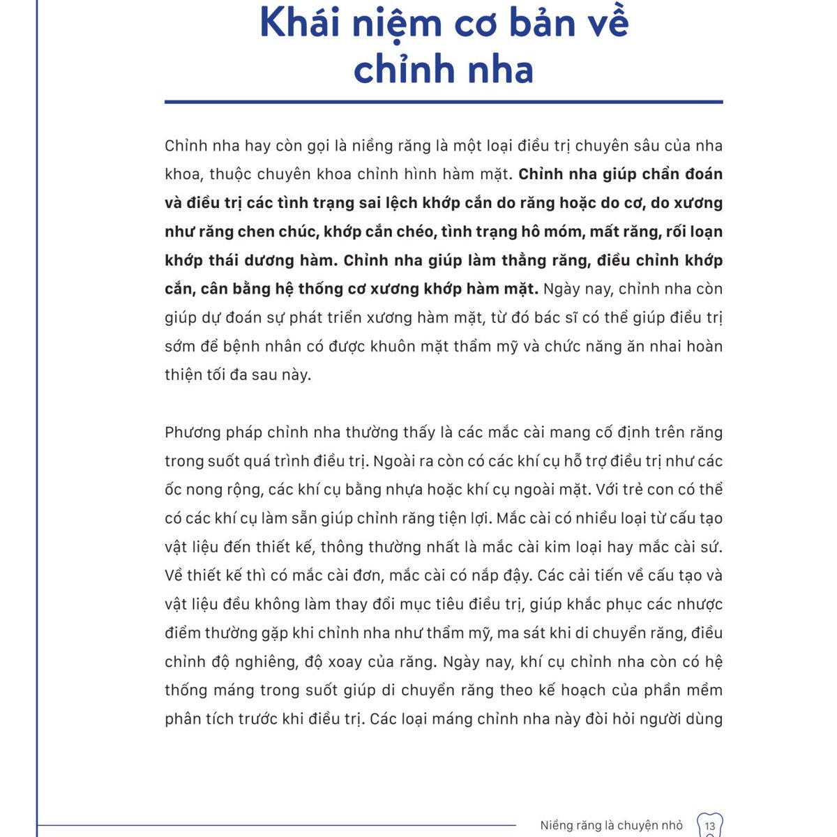 Khái niệm cơ bảo về chỉnh nha