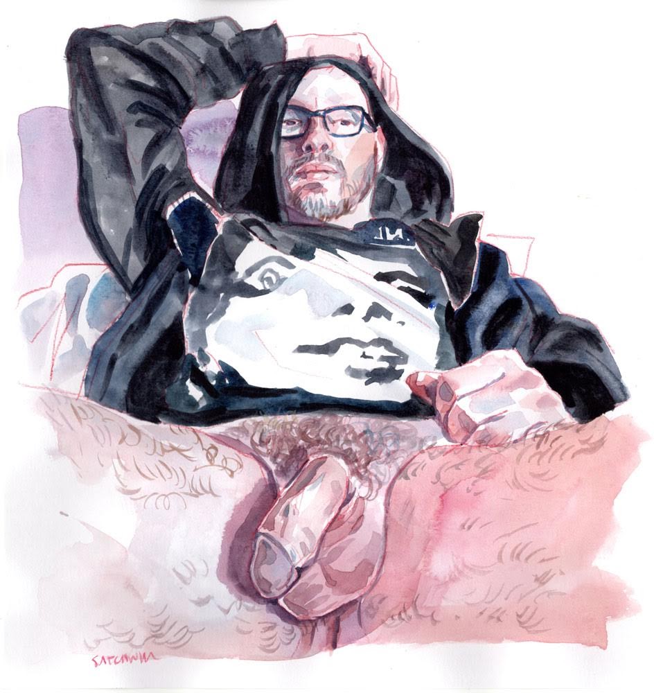 marksmaleart's tweet photo. Self portrait, watercolour, 2020
#malenudeart #gayart #figurativeart #Watercolour https://t.co/5rB9EylTqC