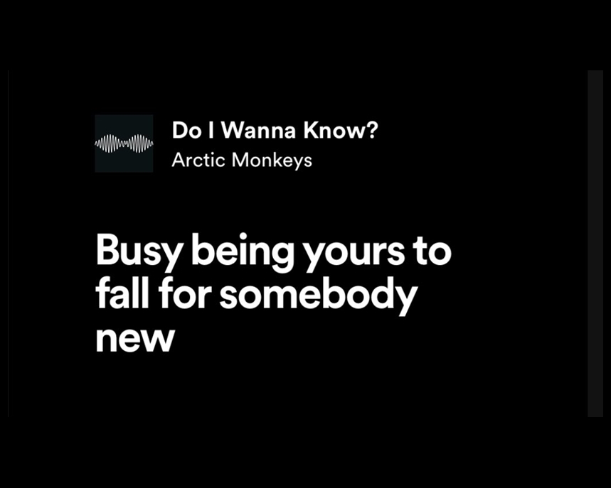 arctic monkeys / do i wanna know?