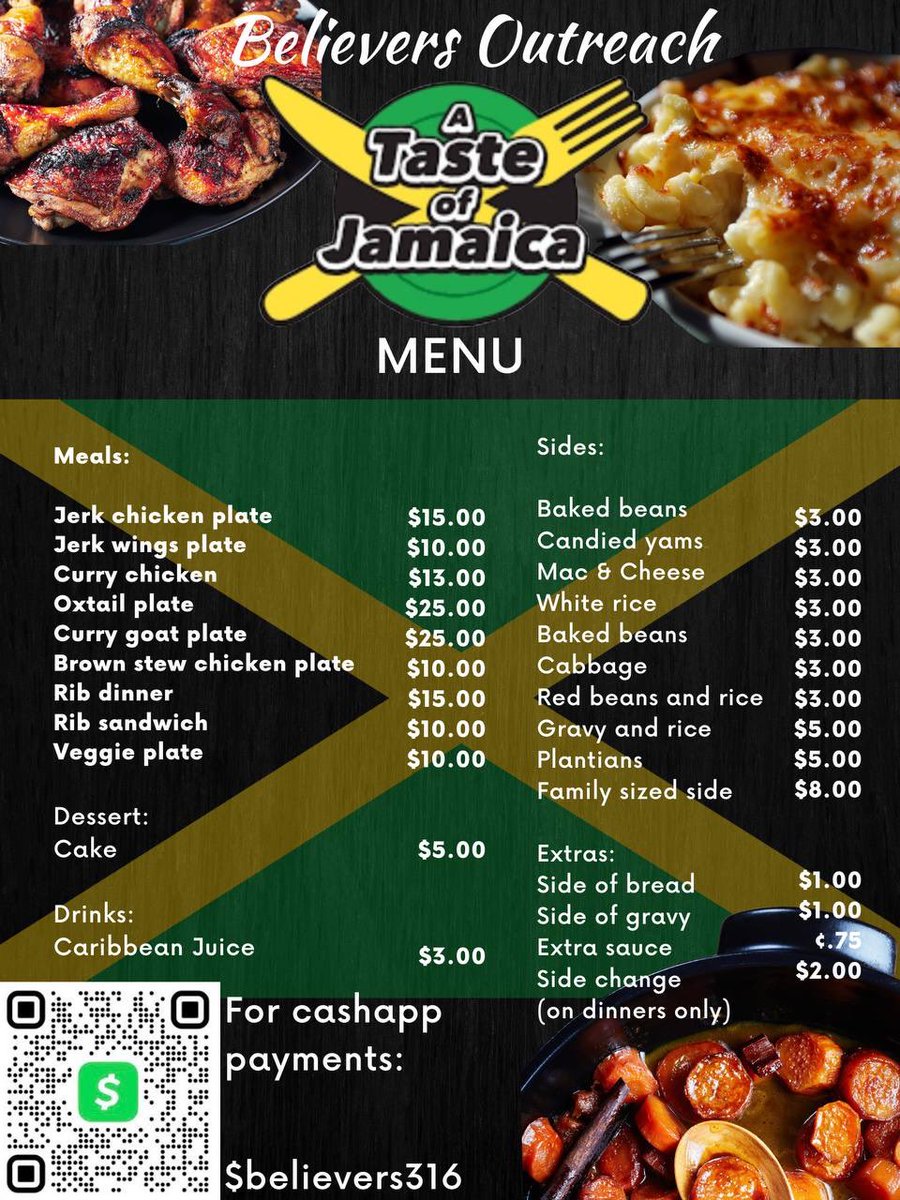 Believers Outreach will also be hosting their “A Taste of Jamaica” during our Fish Fry for Fathers Day!!
Oh How Exciting 😁

#aeoci #believersoutreach #tasteofjamaica #fishfry #fathersday #embassyevent