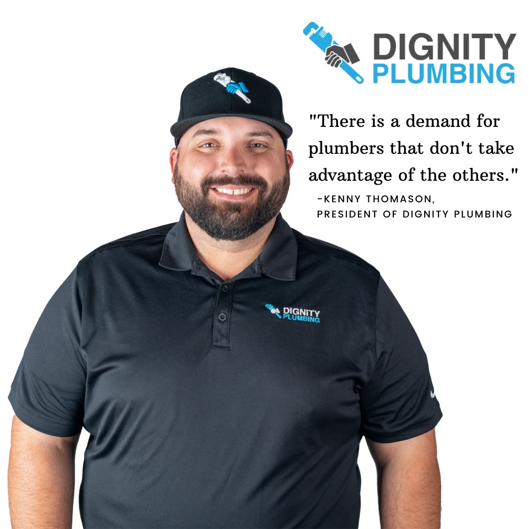 Happy 5 years to our President Kenny Thomason! 

Sick of seeing the community being taken advantage of, Kenny set out to instill dignity back into the plumbing industry by forming Dignity Plumbing 5 years ago. 

#plumbingindustry #plumbingcompany #dignityplumbing