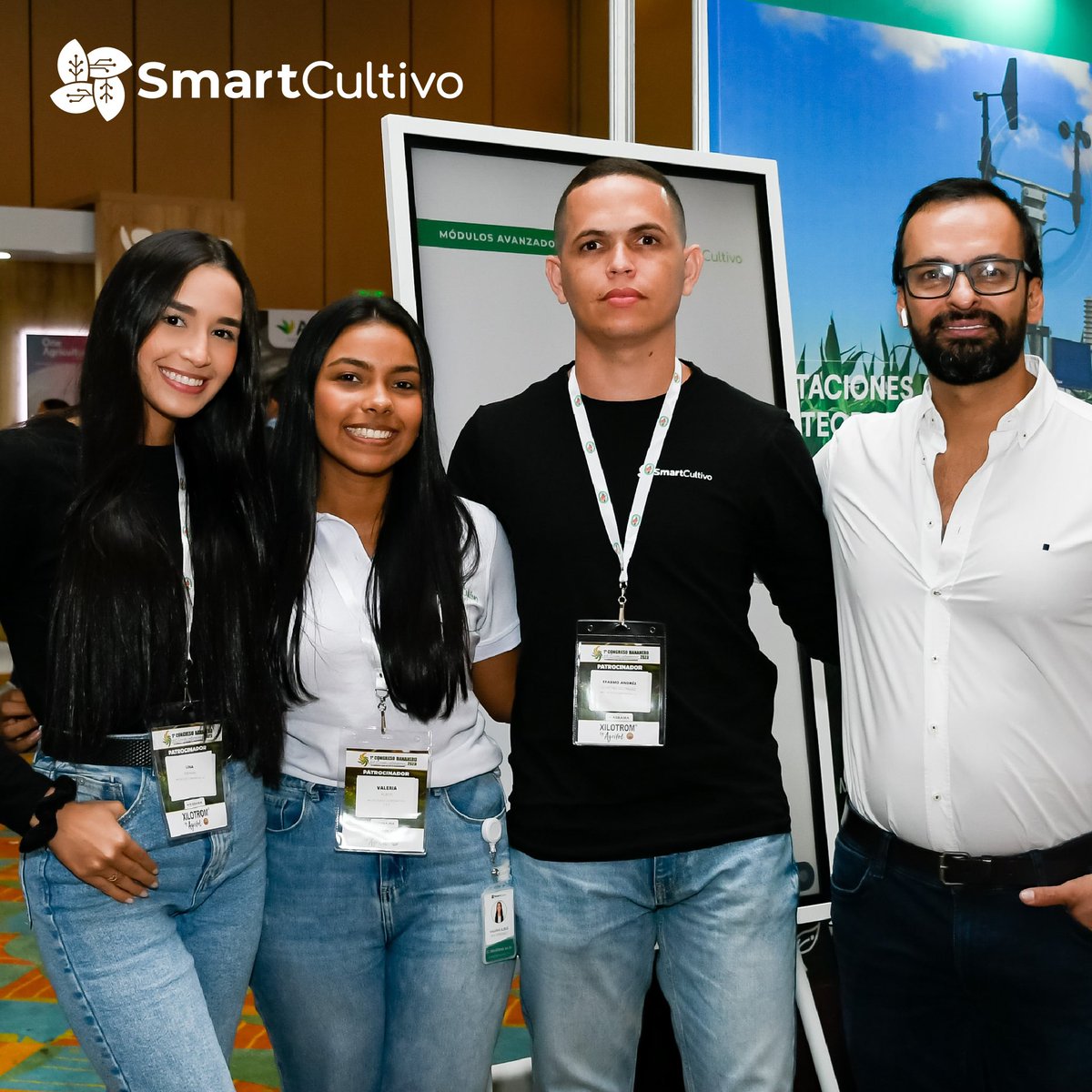 Metoscolombia's tweet photo. Nos sentimos orgullosos de haber sido parte del Primer Congreso Bananero del Caribe
Colombiano, sin duda fue un evento extraordinario y lleno de inspiración!
Fue un honor compartir nuestro compromiso con la industria bananera. https://t.co/jA6MoeLKee