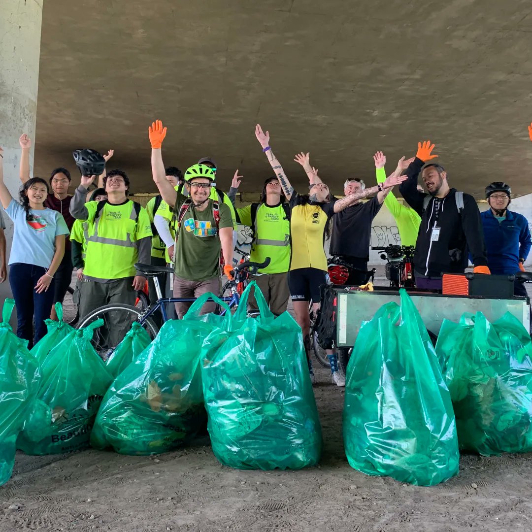 bikesv's tweet photo. We're still buzzing from the incredible Wheels and Waterways trail cleanup ride that took place in San Jose earlier this Spring. Check out the news section on our site to relive the highlights and sign up on Eventbrite for the next trail clean up ride: 
https://t.co/DLDnUT7qg4 https://t.co/N7erateUsN