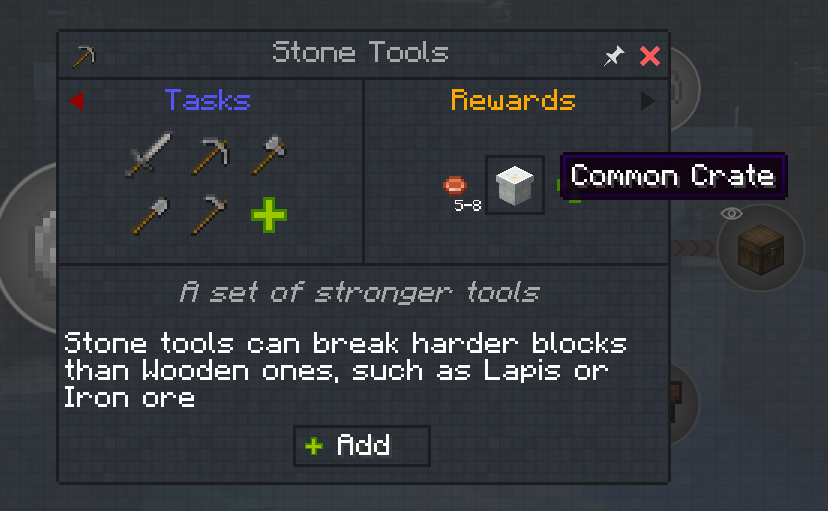 QQueSMP's tweet image. quests are coming together! (ft. stone pick tutorial)