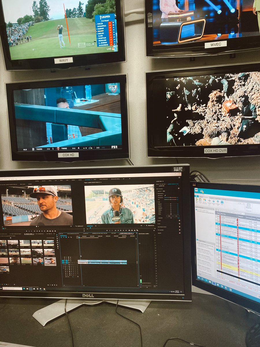 On Tuesday, I was presented with the chance to shoot my first standup at the Tides game! Today, I cut the footage and made it into a package for my portfolio! Thank you <a href="/CraigLoperWAVY/">Craig Loper II</a> for coaching me through it! #week2 <a href="/WAVYinterns/">WAVY-TV 10 Interns</a>