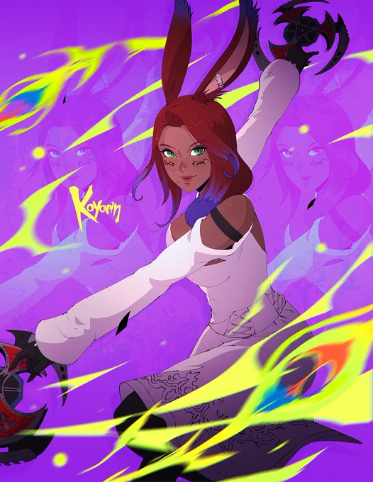another #FFXIV commission, thanks WookieeWrestler!