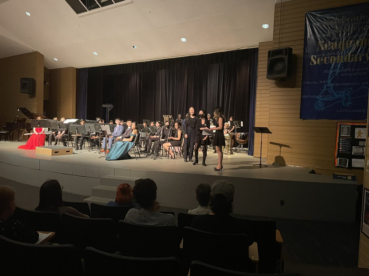 Seaquam Music Final Concert - Honouring the most outstanding musicians as well as the grade 12 music students.