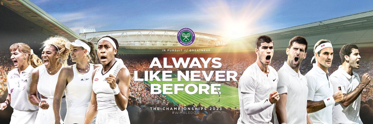 Guys they already changed the promo picture of Wimbledon and included Novak Djokovic. They succumbed to public pressure I guess. But the disrespect towards Djokovic is unbelievable.