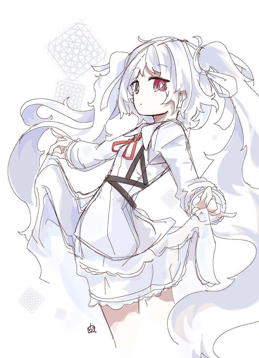 初音ミク 「#無言で立ち絵を貼るとフォロワーさんが増える」|ヴォルさん.⚡️✌︎('ω'✌︎ )⚡︎のイラスト