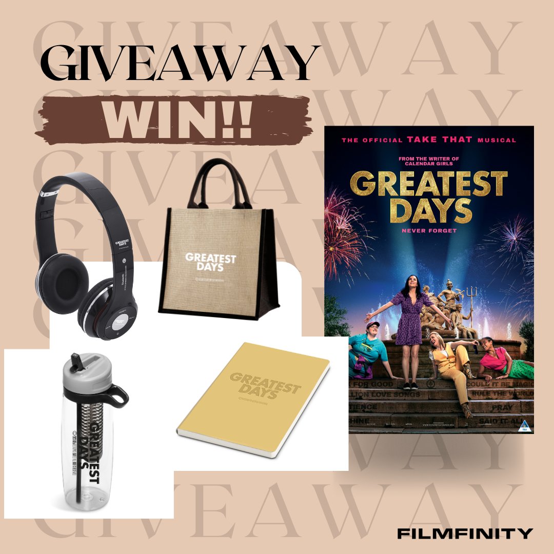 ⌚️LAST CHANCE⌚️
𝗚𝗜𝗩𝗘𝗔𝗪𝗔𝗬 | Greatest Days  
Movie Hamper 
#FreebieFriday

𝗛𝗢𝗪 𝗧𝗢 𝗘𝗡𝗧𝗘𝗥:

❤️ RT 
💙 Comment & tag @ 4 friends
❤️ Follow @StarburstPromo, @TeamFinityZA & me 

Swiss Cougar Phantom Bluetooth headphones!
#giveaway