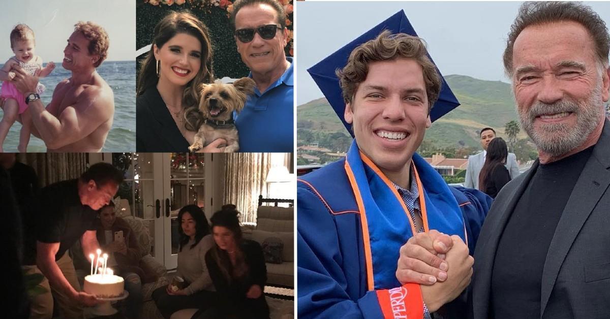 Meet The Family! Arnold Schwarzenegger's Sweetest Moments With His 5 Children: Photos Arnold Schwarzenegger shares Katherine, Christina, Patrick and Christopher with Maria Shriver and Joseph with Mildred Baena. https://t.co/L8teZ8xshk