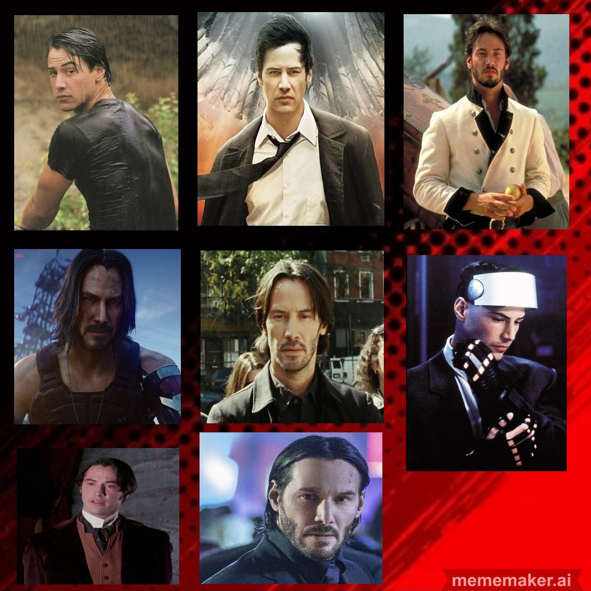 Can you name all these characters keanu reeves has played? Clue they start with the letter J! #KeanuReeves #hollywoodmovies #moviemayhem
#moviemadness #chooseone
#pickone #charactercreation