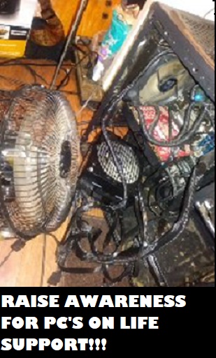MikeyRFDGaming's tweet image. #Flatlined #OldPC