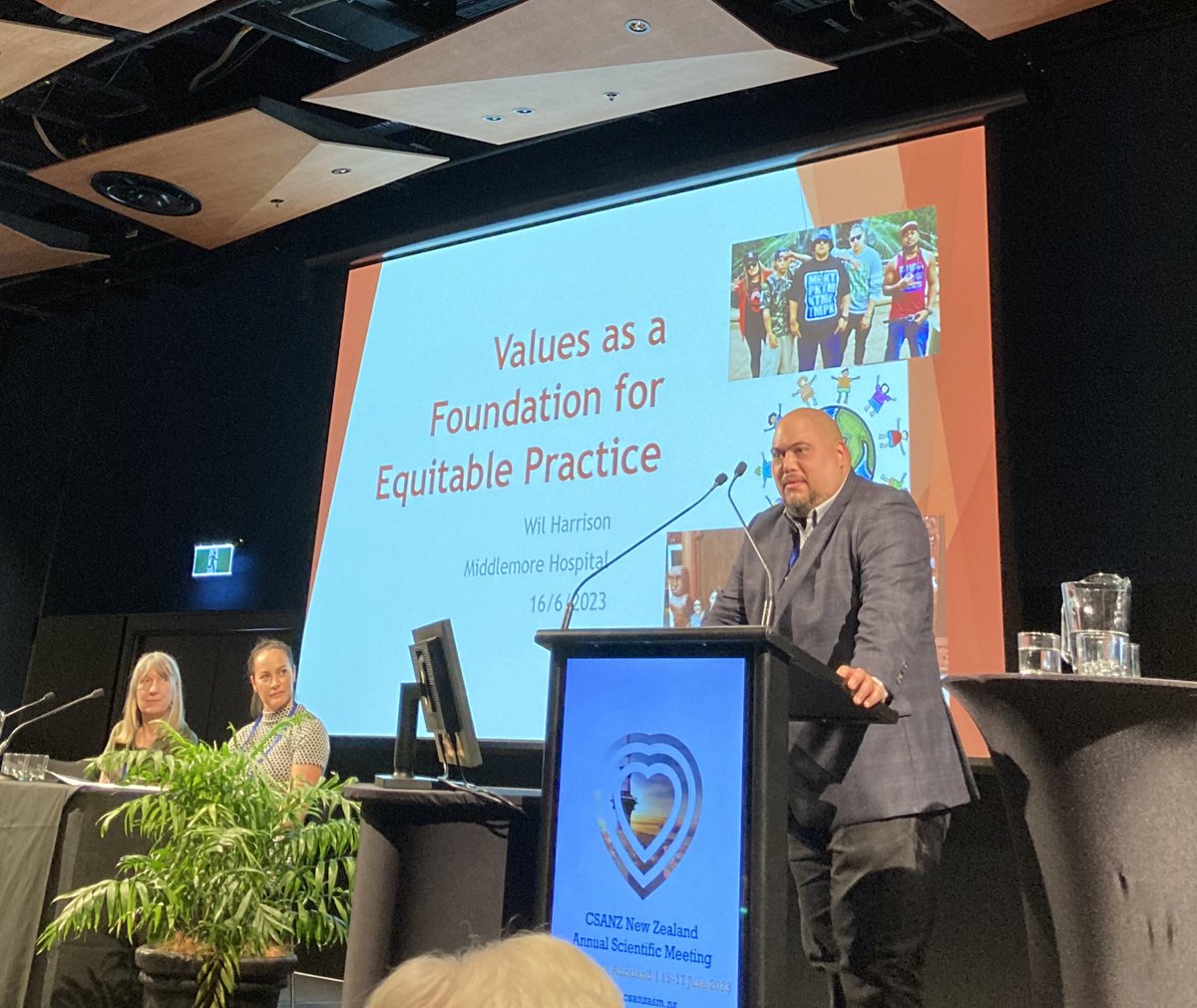 The most famous Māori cardiologist in Aotearoa, Dr Wil Harrison up next @thecsanz @CSANZ_NZ @TeAkaWhaiOra #csanz23 @countiesmanukau