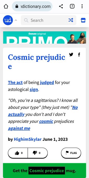 @urbandictionary ACCEPTED MY SUBMISSION!!! This made my day 🥰 #cosmicprejudice https://t.co/f6cKUyRe<a class="tags" target="_blank" title="On Twitter" href="/?out=eyJ0eXAiOiJKV1QiLCJhbGciOiJIUzUxMiJ9.eyJpYXQiOjE3MjczMDYwNjQsImlzcyI6InR3cG9ybnN0YXJzLmNvbSIsIm5iZiI6MTcyNzMwNjA2NCwiZXhwIjoxNzU4ODQyMDY0LCJyZWRpcmVjdF91cmwiOiJodHRwczovL3R3aXR0ZXIuY29tL3VyYmFuZGljdGlvbmFyeSJ9.Dw6HMCeM5zVXDyvy1FX6yWHM04aaOnxGSuTLrPIjA3OJ2mNMFKGfmdb3koTmG2gBW_ppkgn1XLHqWbt05XGG7w">@urbandictionary</a><a href="/tag/cosmicprejudice"class="tags"><span>#cosmicprejudice</span></a>