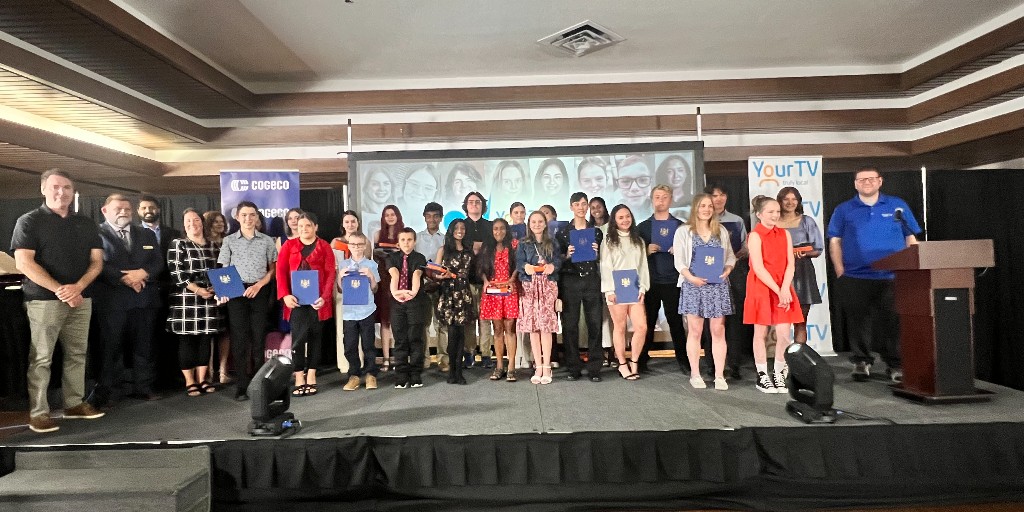 Don't miss the YourTV Youth Achievement awards hosted by the Optimist Club of Cornwall and @yourtvcornwall, recognizing and celebrating the outstanding youth in our community! 

The event premieres on YourTV Monday, June 19th at 7pm.

#Cogecocommunity #TrulyLocal