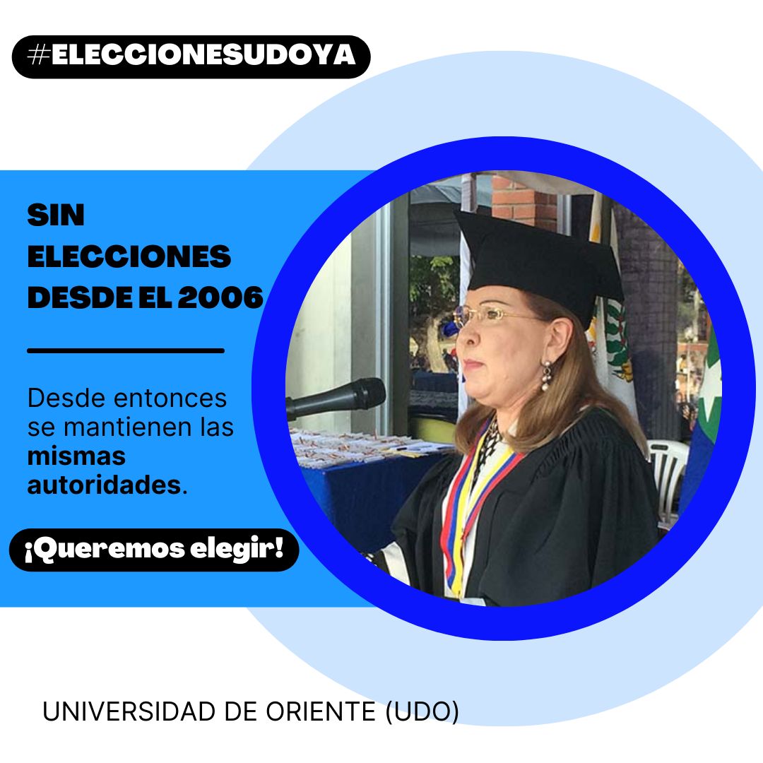 AgoraUDO's tweet photo. ¡Queremos elegir!

Desde hace más de 15 años no se celebran elecciones en la Universidad de Oriente 🗳

Por lo que, así como sucedió en la #UCV, queremos que se realicen elecciones para escoger a nuestras autoridades 😤

#ELECCIONESUDOYA https://t.co/n60Gn9YLgk