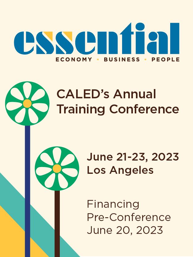 1 week left til @CALED_EconDev! We're always looking to deliver new and exciting opportunities for economic growth through the creation of #publicprivatepartnerships. Looking forward to connecting with the public sector and discussing the latest in economic development strategies