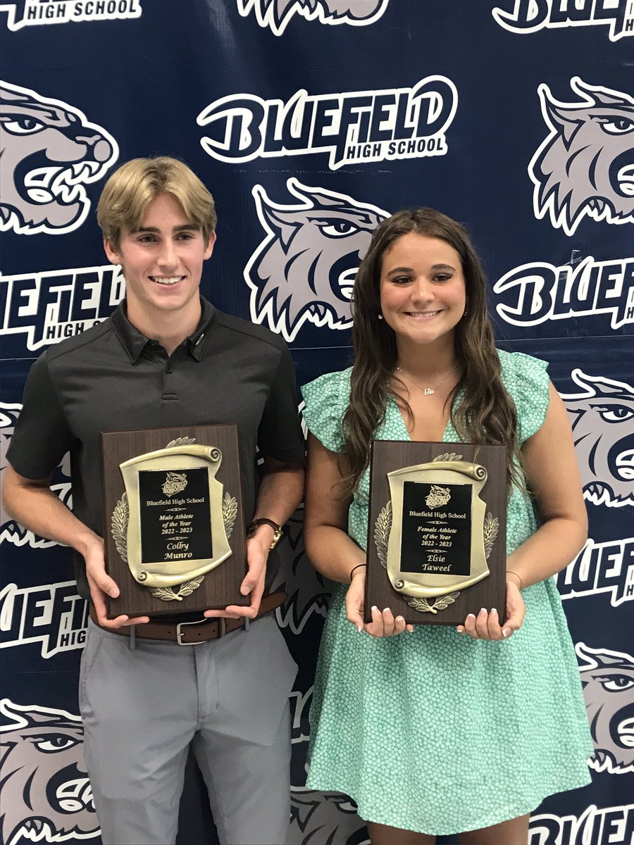 Colby Munro &amp; Elsie Taweel are named athletes of the year.
#thebestofthebobcats