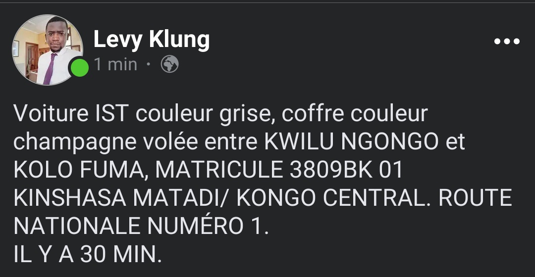 klung_levy's tweet photo. Insécurité au kongo central. Nous appelons les autorités de la province d'agir le plus tôt que possible

@flory_mbadu @g_banduofficiel https://t.co/zvXEbVgeBu