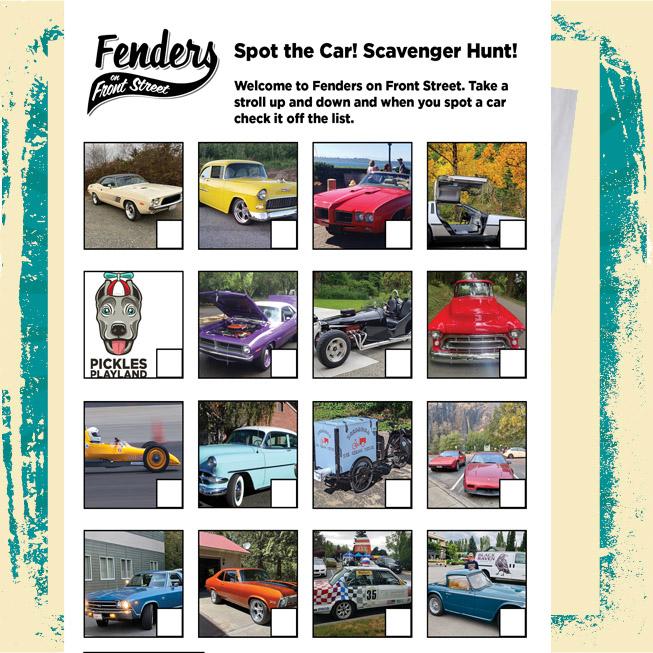 The Fenders on Front Street Scavenger Hunt is back! Head on downtown to the Historic Shell Station during the event 8am-1pm and find all the cars! #fendersonfrontstreet #downtownissaquah