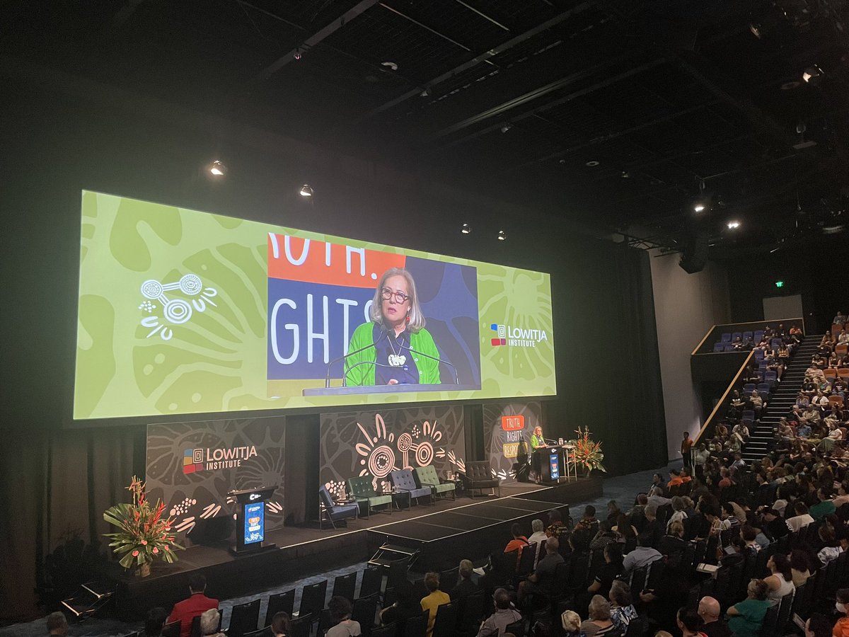 On TRUTH: ‘I don’t know what colonisers hear when they hear our truth’ - The language we use is powerful and we must be careful with our words, good words can land in rotten thoughts - Linda Tuhiwai Smith #Lowitja2023