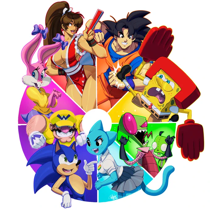 did the color wheel thing