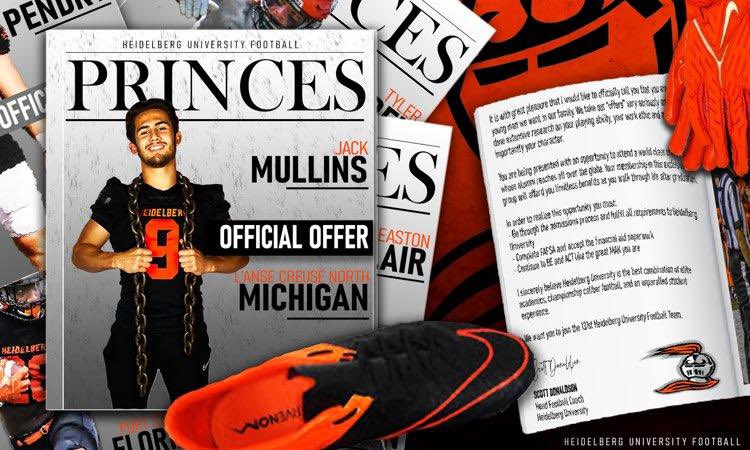 After an amazing visit I am more then blessed to receive my first collegiate offer, to play football at Heidelberg University! thank you <a href="/Coach_Donaldson/">Scott Donaldson</a> <a href="/CoachAvila50/">Charlie Avila</a>