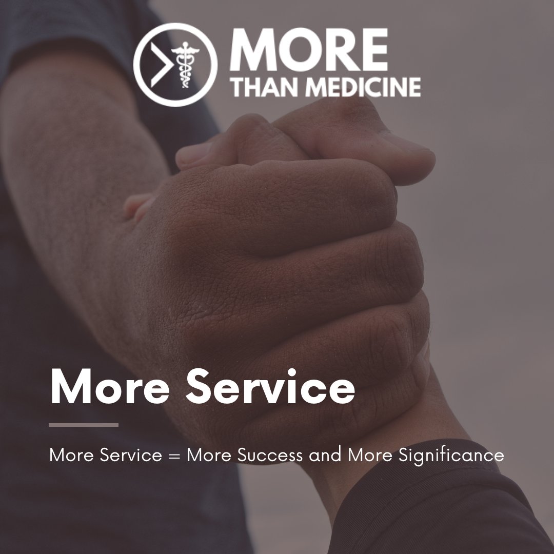 More Service = More Success and More Significance!
 #ServeOthers #TheRealSecretToSuccess #drbradmd #MoreThanMedicine #physicianleaders #physicianentrepreneur #blackdoctorsinwhitecoats #physicianleadership #physicianwellbeing #doctorslifestyle #fulfillment #primarycarephysician