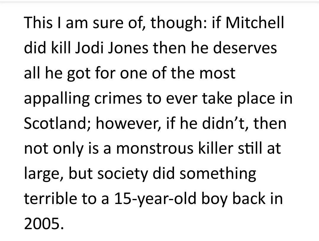 Society DID do something terrible to a 15 year old boy. It was/is beyond terrible. 

#Notinmyname 
#JusticeforLukeMitchell