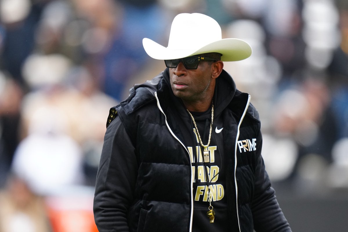 MLFootball's tweet photo. PRAYERS: #NFL legend and Colorado head coach Deion Sanders' doctor says Prime Time could lose his whole foot due to medical compactions

🙏🙏🙏 https://t.co/DVLPkfPHE5
