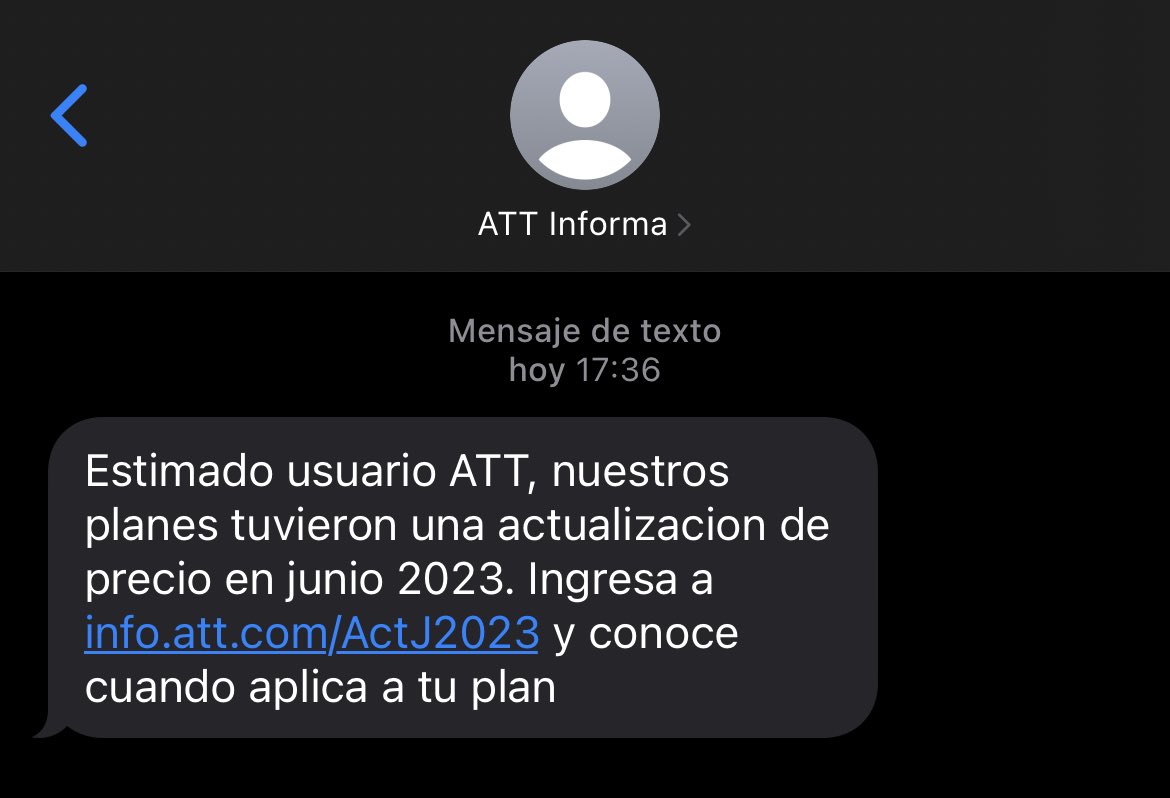 rafa_arzt's tweet photo. @ATTMxAyuda que tan cierto es lo de este mensaje…? https://t.co/YcXmd8k4Za
