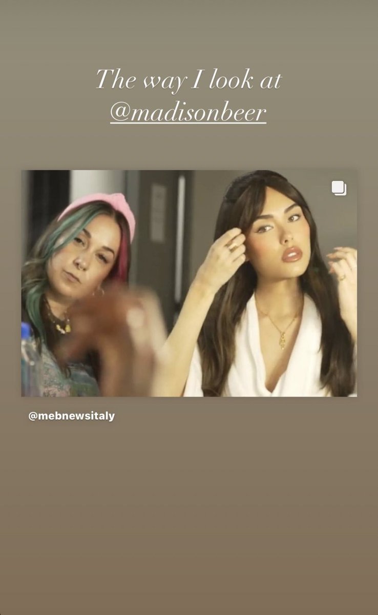 MadisonNationHQ's tweet photo. 📸 Meli Dee via Instagram Stories @madisonbeer @officialteammb #madisonbeer #home2anotherone #H2AOOUTNOW #HomeToAnotherOne https://t.co/cDF1vuRnf0