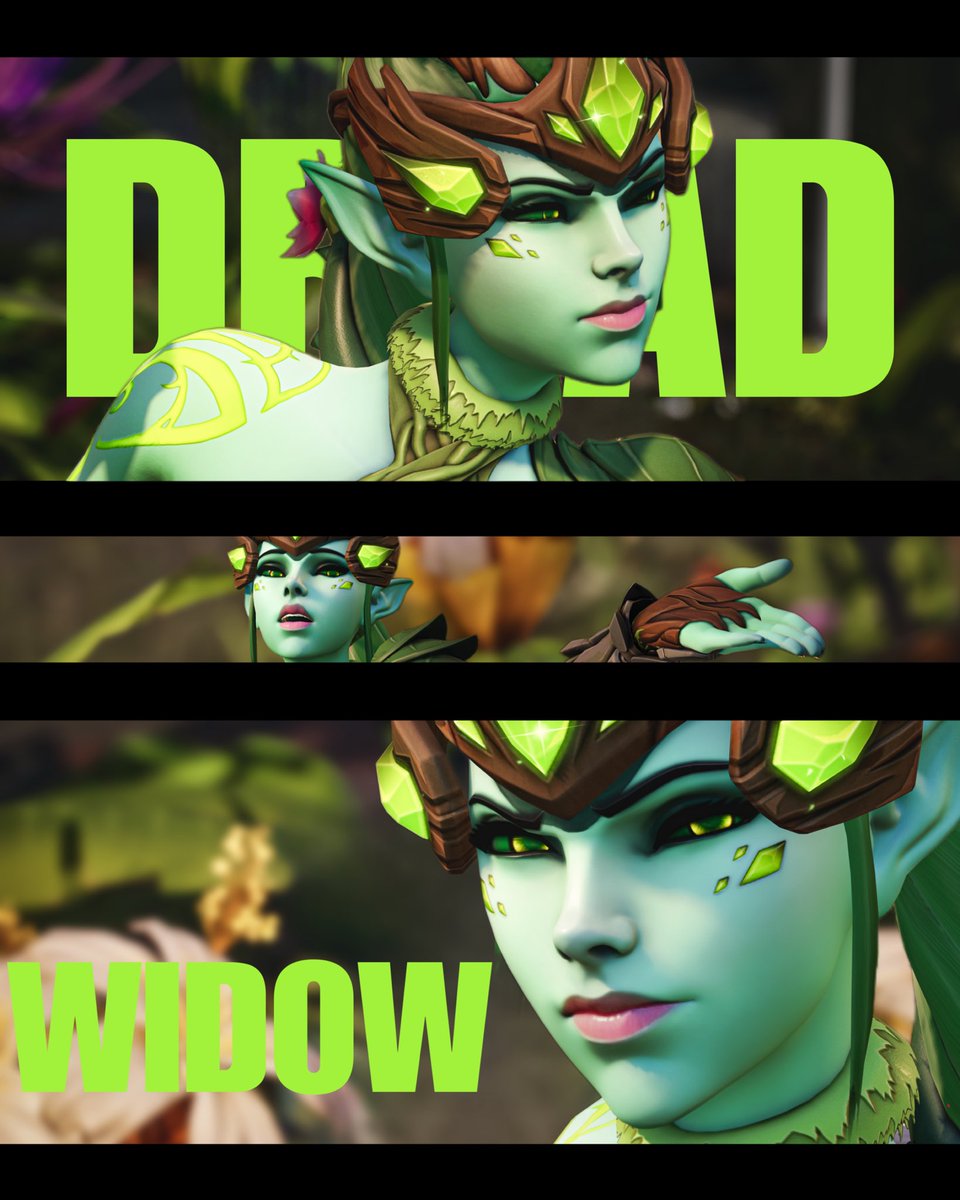 Slashtbh's tweet photo. Dryad Widowmaker 🌺🌿

#Overwatch2 #dryadwidowmaker #Overwatchphotography https://t.co/g7k0dJSGsG